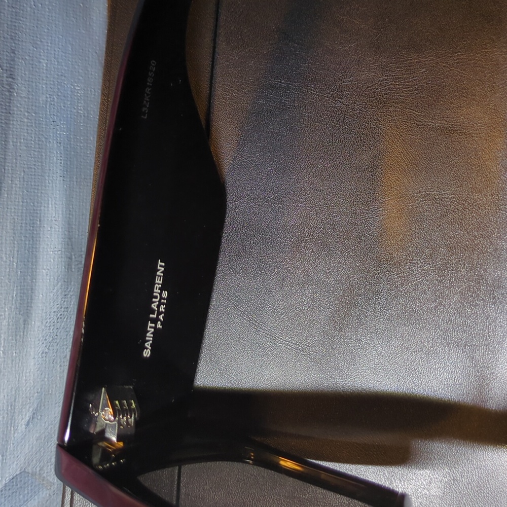 Saint Laurent (YSL) Black Rectangular Sunglasses … - image 6